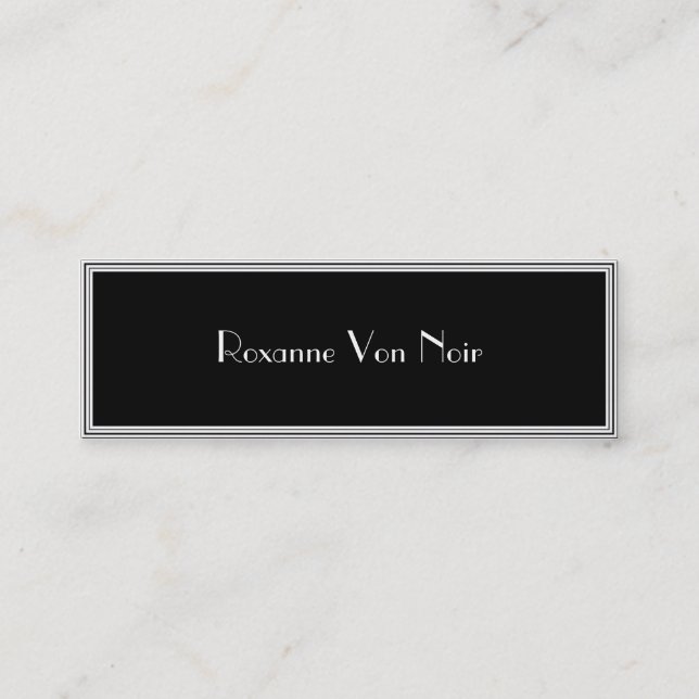 Carte De Visite Mini Deco (Devant)