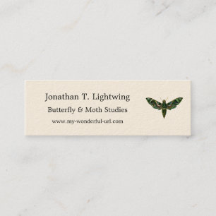Carte De Visite Mini Deilephila Nerii - Oleander Hawk-Moth Business Car