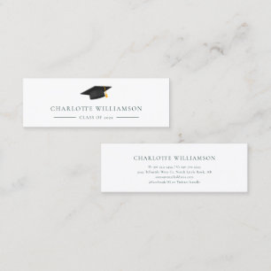 Carte De Visite Mini Diplôme 2026 Appel de nom moderne