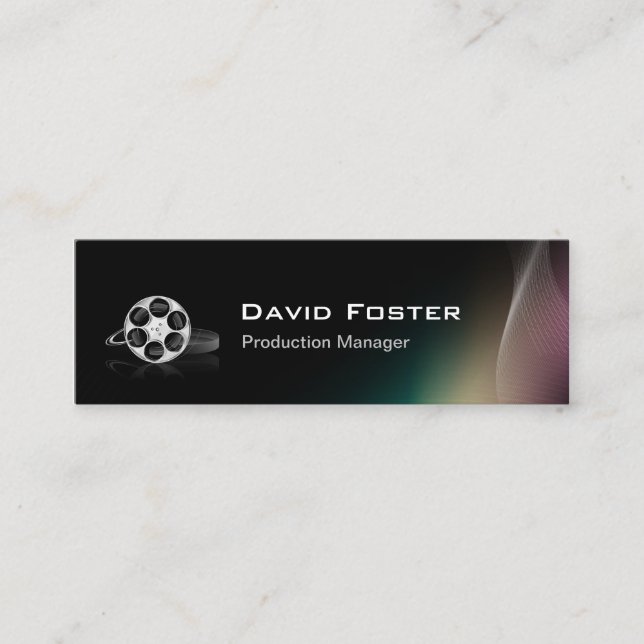 Carte De Visite Mini Directeur de la production cinématographique Produ (Devant)