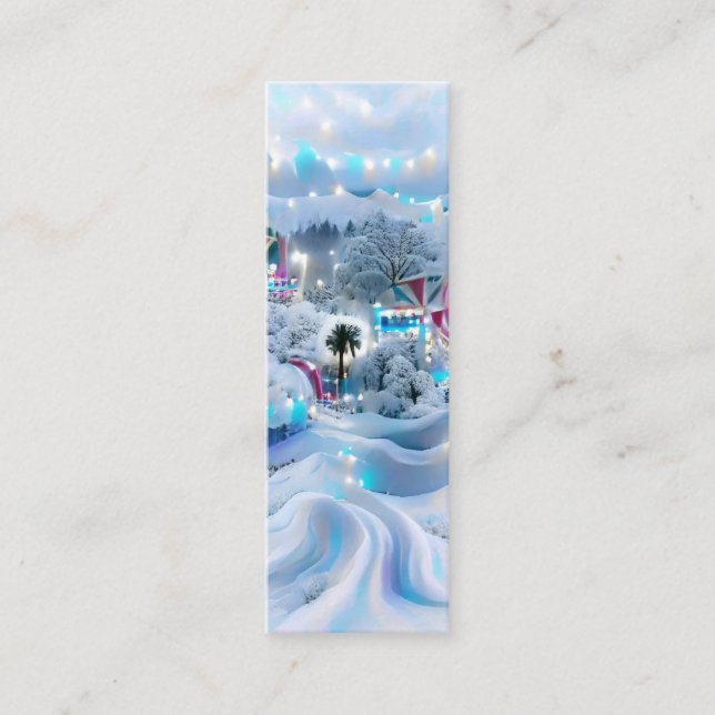 Carte De Visite Mini Dreamway Winter Wonderland Signet (Devant)