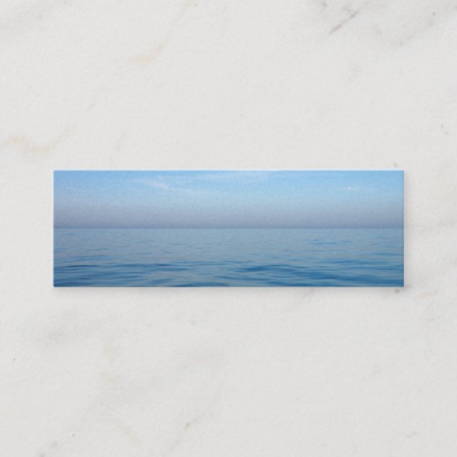 Carte De Visite Mini Eaux Bleues Calmes (Devant)