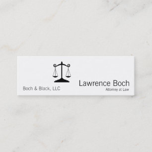 Carte De Visite Mini Échelles de justice (droit)
