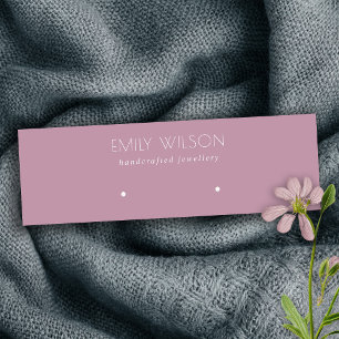 Carte De Visite Mini Écran de collier rose pourpre simple et simple