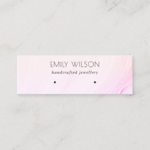 Carte De Visite Mini Écran d'oreille Lilac Blush Yellow Hologram Vagues