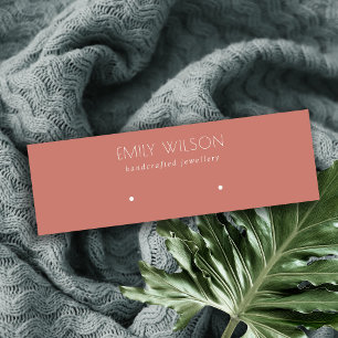 Carte De Visite Mini Écran d'oreille minimal simple à base de tomate 