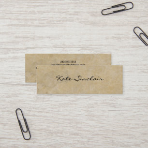 Carte De Visite Mini Élégant minimaliste moderne élégant