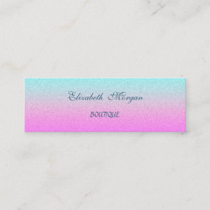 Carte De Visite Mini Élégant professionnel élégant design moderne Glitt