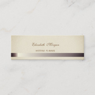Carte De Visite Mini Élégante Glitterie professionnelle