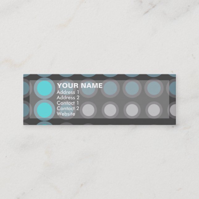 Carte De Visite Mini elipses (Devant)