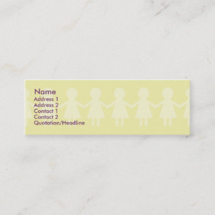 Carte De Visite Mini Enfants - maigres