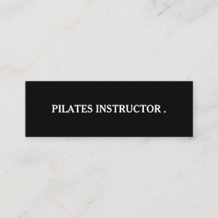 Carte De Visite Mini Enseignant Pilates Yoga
