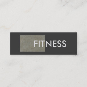 Carte De Visite Mini Entraîneur de fitness en pierre mince