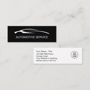 Carte De Visite Mini Entreprise automobile au budget le plus cool