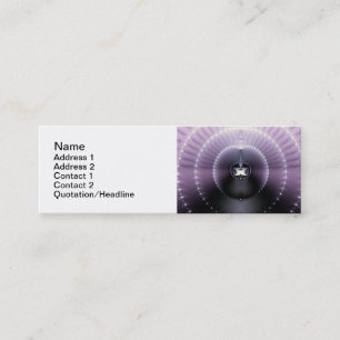 Carte De Visite Mini Espace Violet