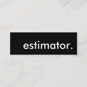 Carte De Visite Mini estimateur.