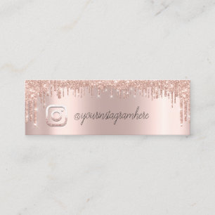 Carte De Visite Mini Étincelle sociale d'égouttements de l'événemen