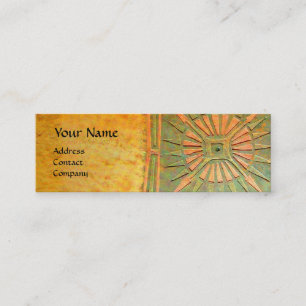 CARTE DE VISITE MINI ÉTOILE DE MATIN, MONOGRAMME