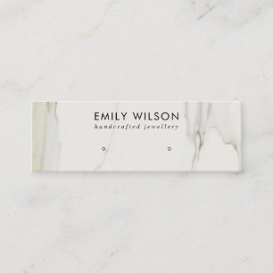 CARTE DE VISITE MINI ÉTUDE DE TEXTURE MARBRE CALACATTA ÉCRAN DE REPRO