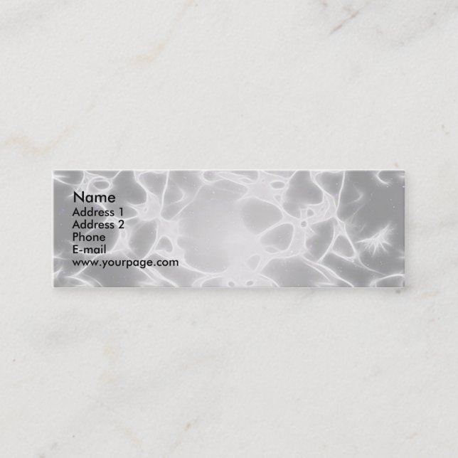 Carte De Visite Mini Fantômes du passé ! (Devant)