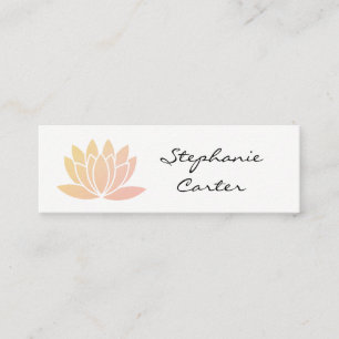 Carte De Visite Mini Fleur de Lotus