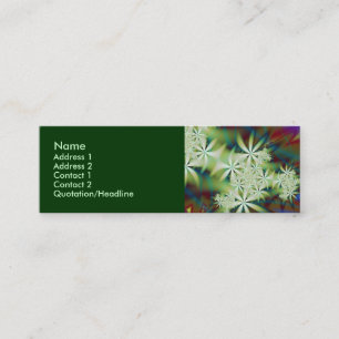 Carte De Visite Mini Fleurs de nuit 2