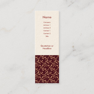 Carte De Visite Mini Fleurs japonaises de cerises