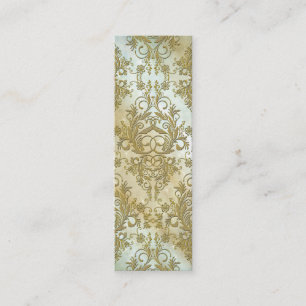Carte De Visite Mini Fleurs sauvages de damassé, ÉTOILES de MATIN