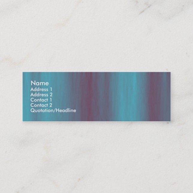 Carte De Visite Mini Flux Jet (Devant)
