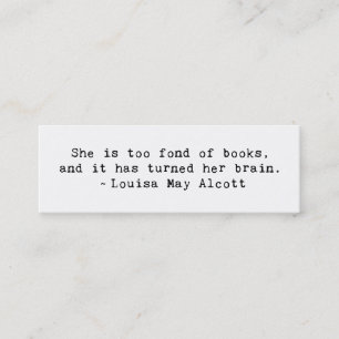 Carte De Visite Mini Fond de livres