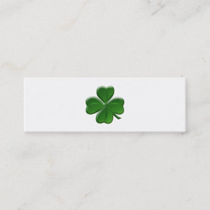 Carte De Visite Mini Four Leaf Clover