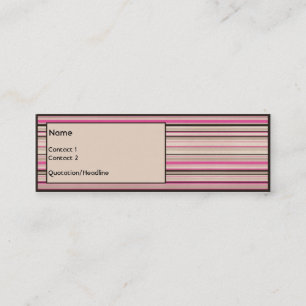 Carte De Visite Mini Fraise de chocolat