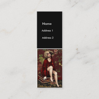 Carte De Visite Mini FullFigureLady