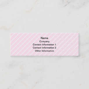 Carte De Visite Mini Gâteau dans mauve-clair sur le rose