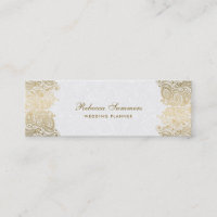 Gold Paisley Lace Plush Arrière - plan blanc