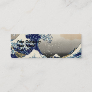 Carte De Visite Mini Grande vague Kanagawa peinture japonaise