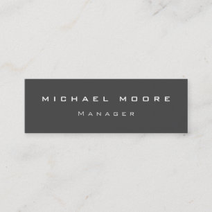 Carte De Visite Mini Gris impressionnant de qualité étonnante résistant