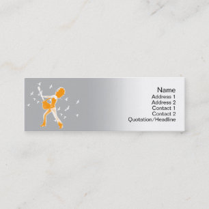 Carte De Visite Mini Guitariste - maigre