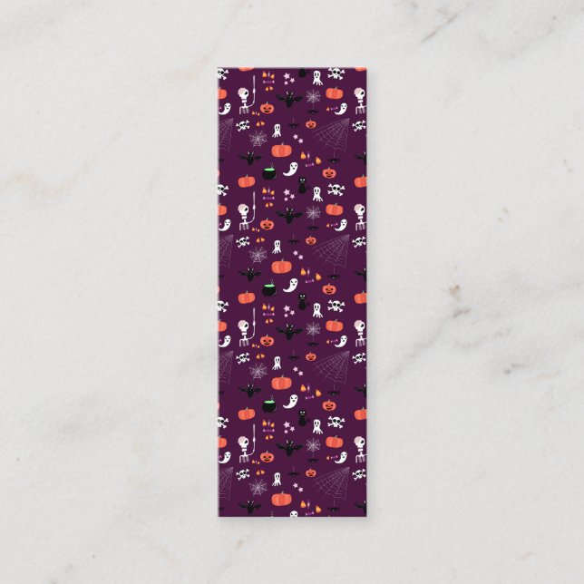 Carte De Visite Mini Halloween (Devant)