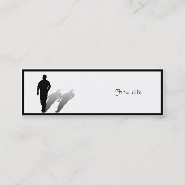 Carte De Visite Mini Homme disparu (Devant)