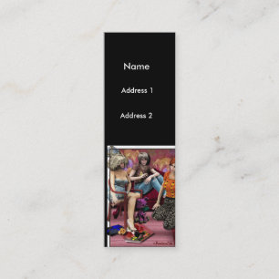 Carte De Visite Mini Image avec la trompette