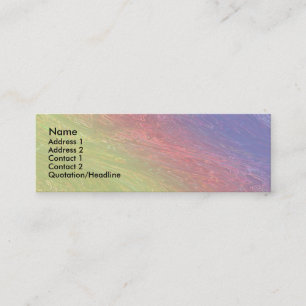 Carte De Visite Mini Imaginaire d'arc-en-ciel