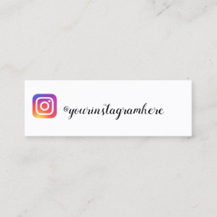 Carte De Visite Mini instagram