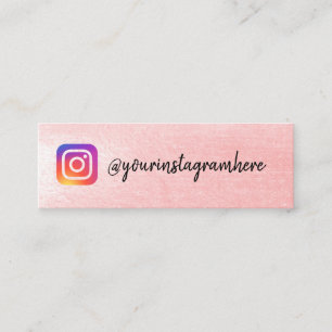 Carte De Visite Mini instagram