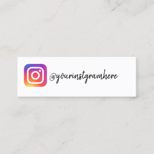 Carte De Visite Mini instagram