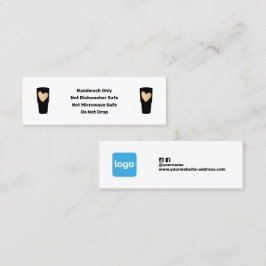 Carte De Visite Mini Instructions d'entretien du caisson Ajouter un log