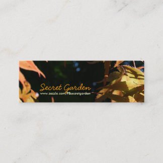 Carte De Visite Mini Japonais Maples 3 Floral Photography