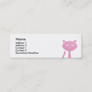 Carte De Visite Mini Kitties arc-en-ciel