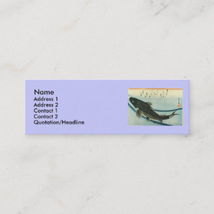 Carte De Visite Mini Koi (Carp) - Impression de poisson japonais de Hir