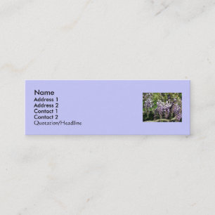 Carte De Visite Mini La conception florale de Stacey